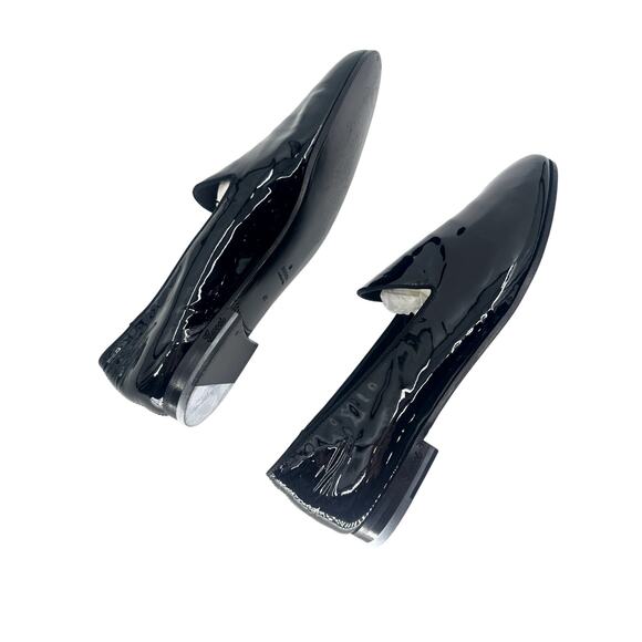 Gucci Glossy Black Vernice Crystal Leather Slip-On Loafers Men\'s Size EU41 US7.5 main image 9